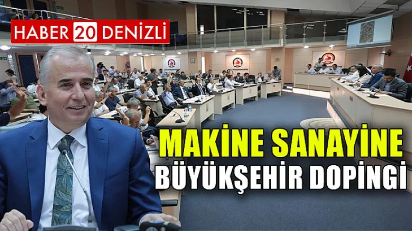Makine sanayine Büyükşehir dopingi