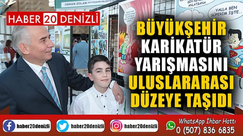 Büyükşehir karikatür yarışmasını uluslararası düzeye taşıdı