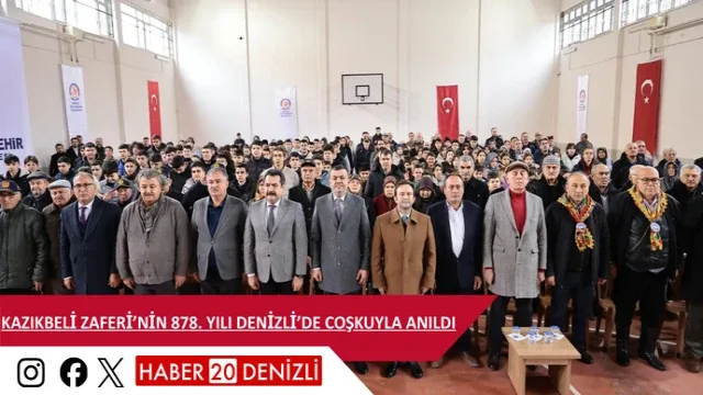 Kazıkbeli Zaferi’nin 878. Yılı Denizli’de coşkuyla anıldı