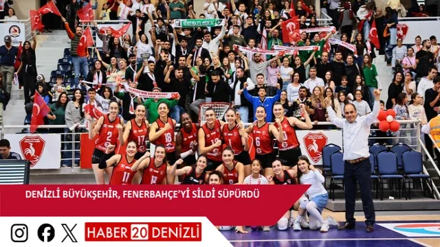 Denizli Büyükşehir, Fenerbahçe’yi sildi süpürdü