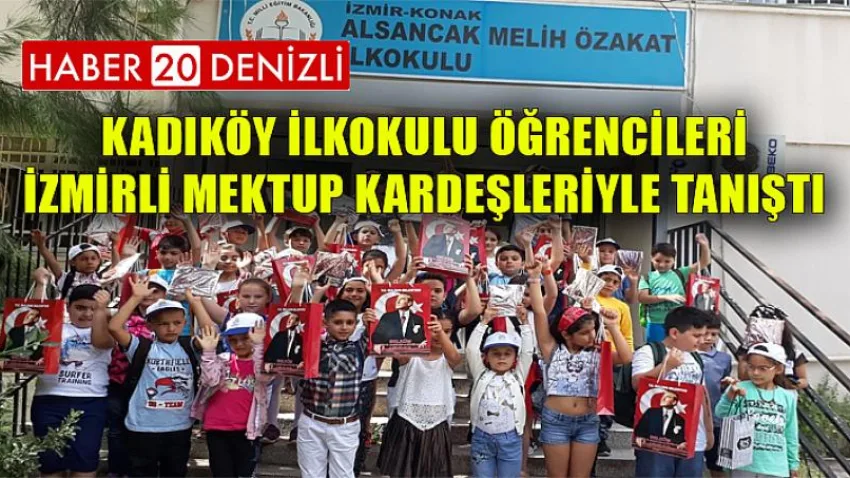 Kadıköy İlkokulu öğrencileri, İzmirli mektup kardeşleriyle tanıştı