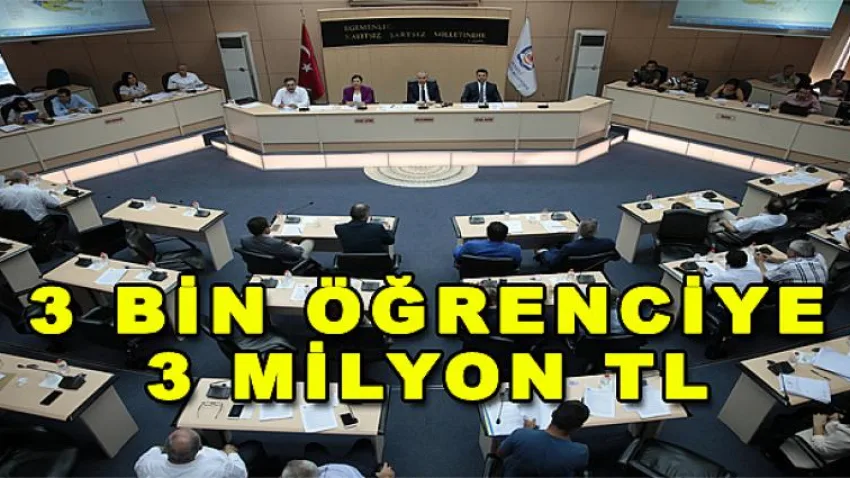 3 Bin Öğrenciye 3 Milyon Tl