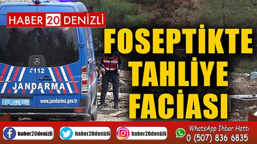 Foseptikte tahliye faciası