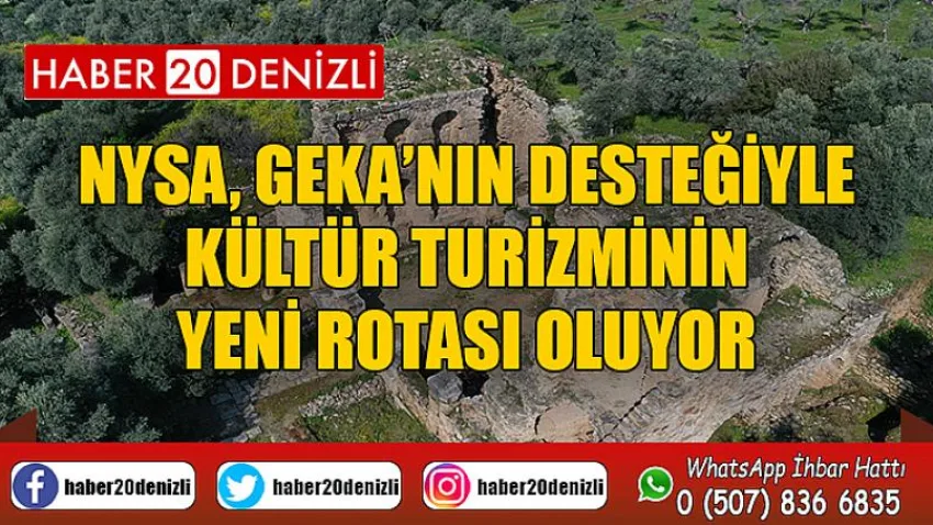 Nysa, GEKA’nın desteğiyle kültür turizminin yeni rotası oluyor