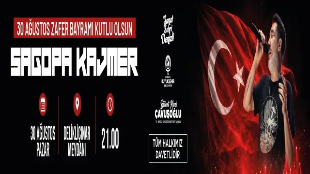 Denizli Büyükşehir Belediyesi 30 Ağustos Zafer Bayramı Etkinliği