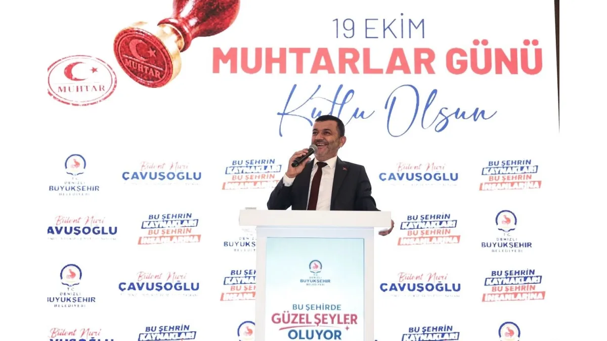 Denizli Büyükşehirden muhtarlarla birlik ve dayanışma buluşması