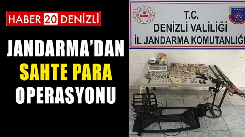Jandarma’dan Sahte Para Operasyonu