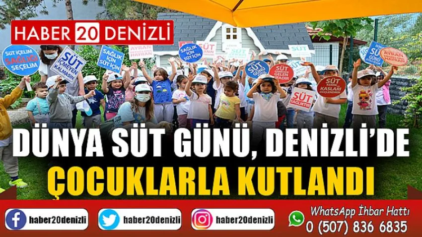 Dünya Süt Günü, Denizli’de çocuklarla kutlandı
