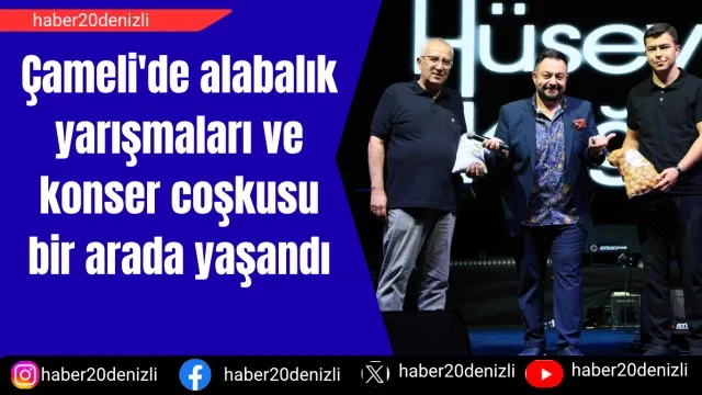 Çameli'de alabalık yarışmaları ve konser coşkusu bir arada yaşandı