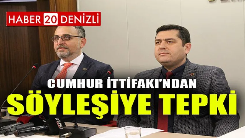 Cumhur İttifakı'ndan Söyleşiye Tepki