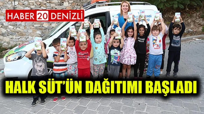 Halk Süt’ün Dağıtımı Başladı