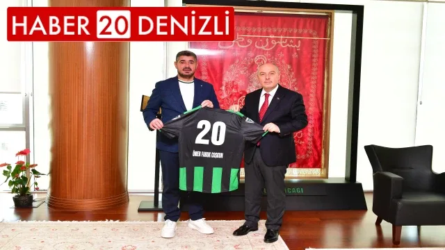 Denizlispor yönetimi Vali Coşkun’la buluştu