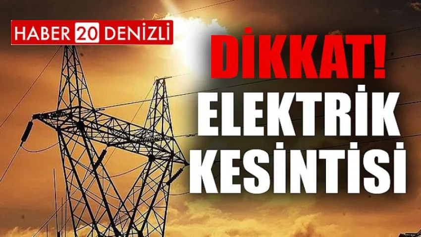 Elektrik Kesintisi!