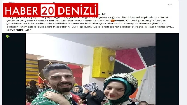 Kadın muhtardan koca kurbanı Elif için duygusal paylaşım