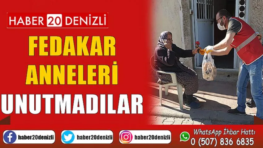 Fedakar Anneleri unutmadılar