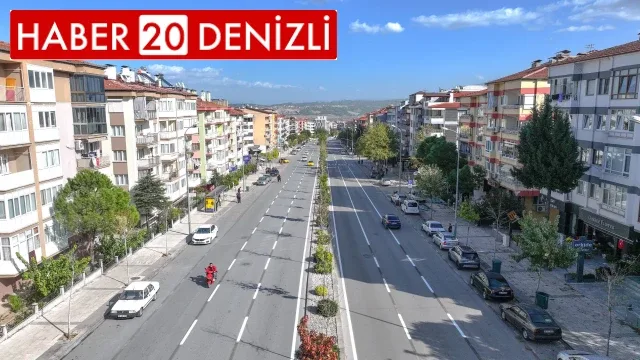 Denizli’de 26 bin 600 metrekare yol çizgisi yenilendi