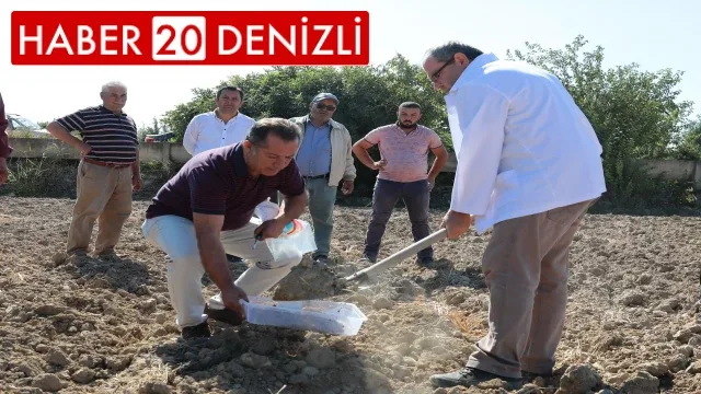 Denizli’de ‘Toprağını Tanı’ projesinde 1250 toprak analizi yapıldı