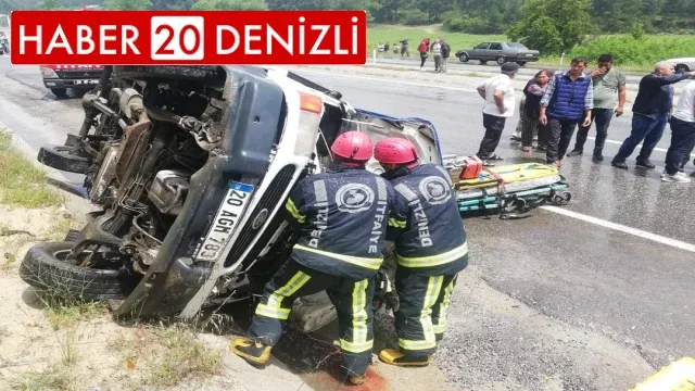 Diş tedavisinden dönen çifti taşıyan araç takla attı: 1 ölü, 1 yaralı