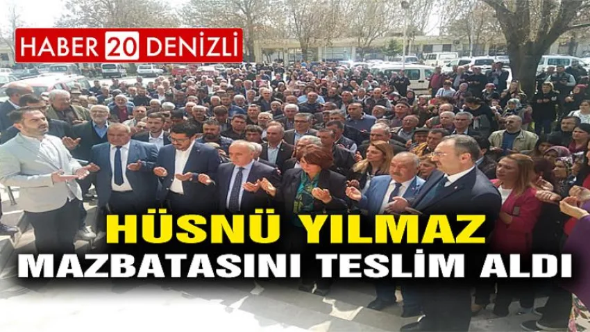 Hüsnü Yılmaz Mazbatasını Teslim Aldı