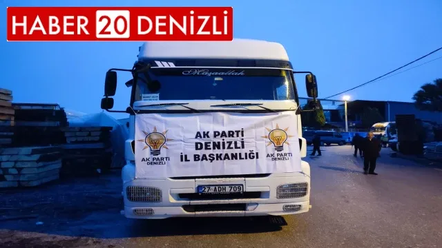 Ak Parti Denizli, Depremzedeler için Seferber Oldu!