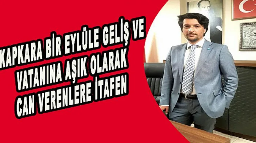 Başkan Süpçin'den 12 Eylül Açıklaması
