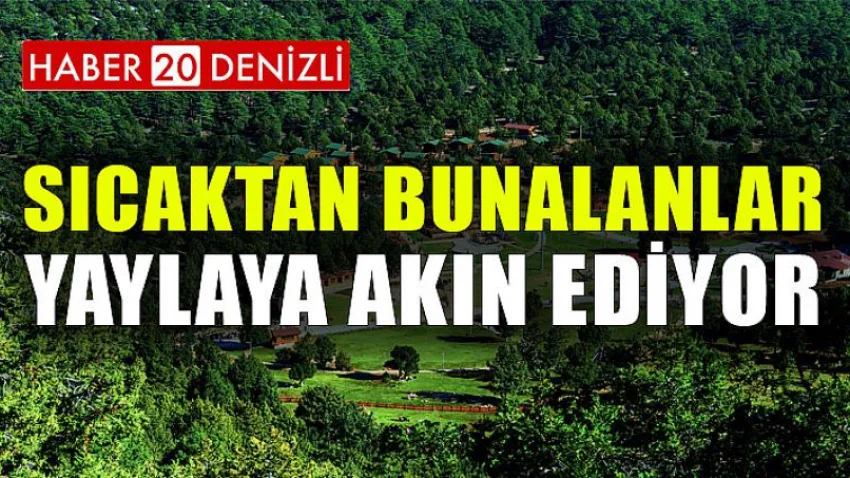Sıcaktan bunalanlar yaylaya akın ediyor