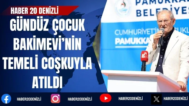 Pamukkale'de Bir Söz Daha Gerçek Oldu: Pamukkale’nin İkinci Gündüz Çocuk Bakimevi’nin Temeli Coşkuyla Atıldı