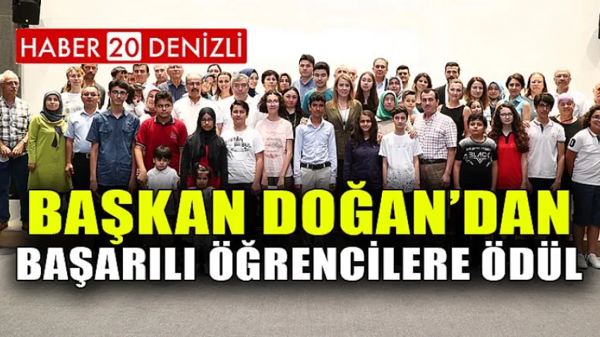 Başkan Doğan’dan Başarılı Öğrencilere Ödül