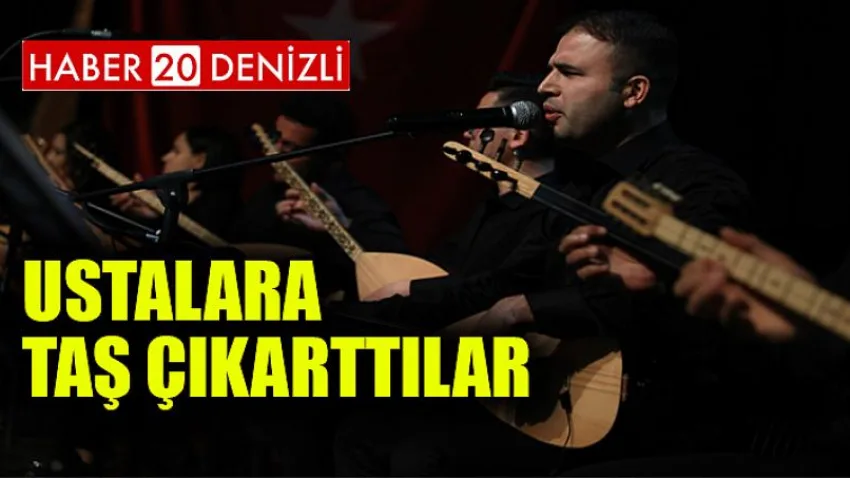 Ustalara taş çıkarttılar