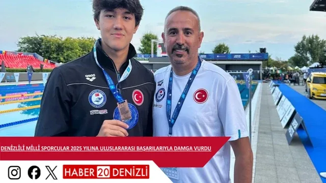 Denizlili milli sporcular 2025 yılına uluslararası başarılarıyla damga vurdu