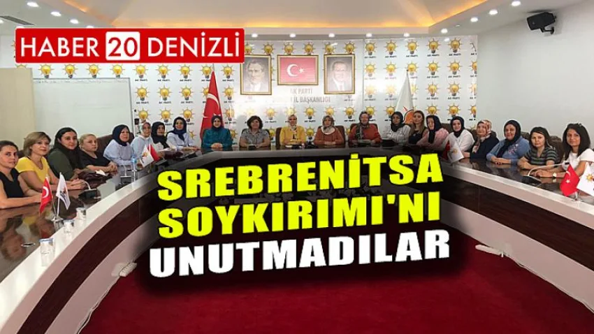 Srebrenitsa Soykırımı'nı Unutmadılar