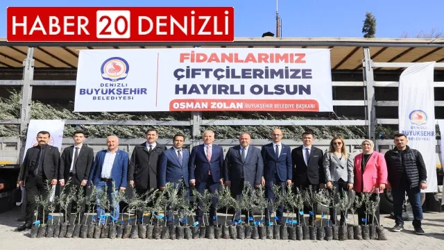Kale'de Zeytin Fidanı Dağıtım Töreni