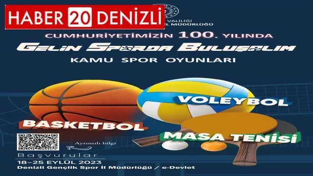 Kamu personelleri spor oyunlarında buluşacak