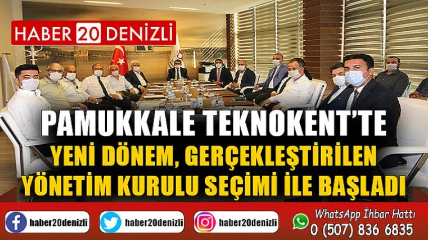Pamukkale Teknokent’te Yeni Dönem, Gerçekleştirilen Yönetim Kurulu Seçimi ile Başladı