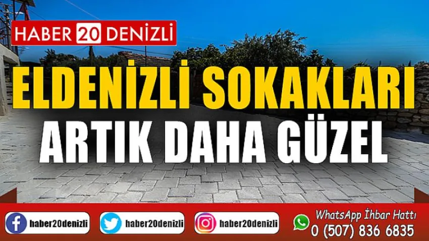 Eldenizli Sokakları Artık Daha Güzel