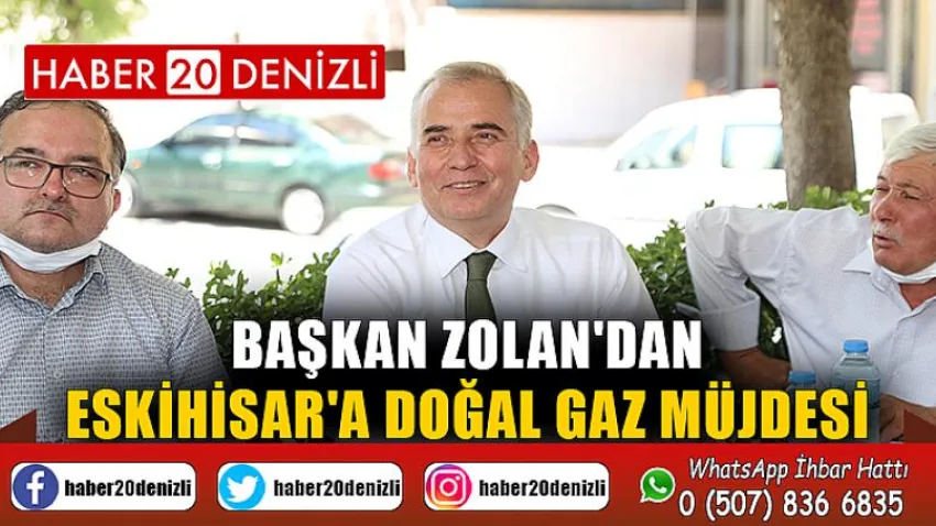 Başkan Zolan'dan Eskihisar'a doğal gaz müjdesi
