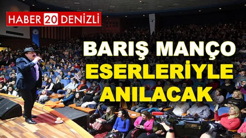 Barış Manço Eserleriyle Anılacak