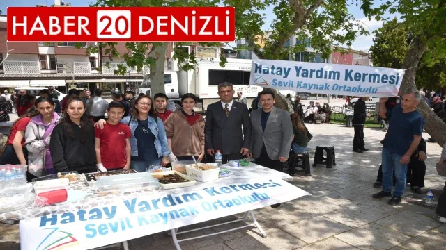 Denizlili öğrencilerden Hatay’a destek kampanyası