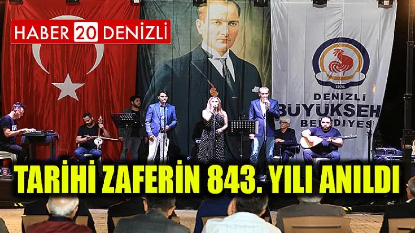 Tarihi zaferin 843. yılı anıldı