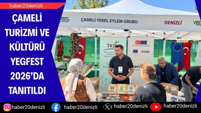 Çameli turizmi ve kültürü YEGFEST 2026’da tanıtıldı