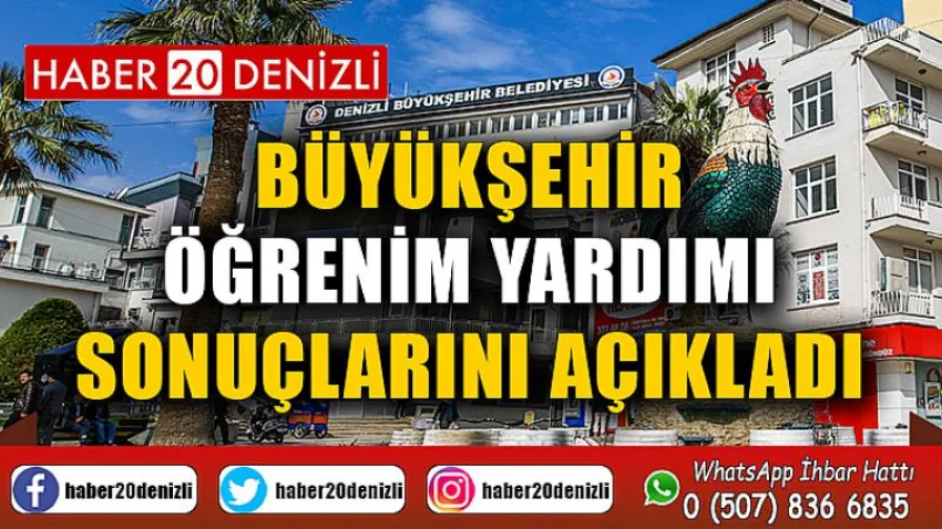 Büyükşehir, öğrenim yardımı sonuçlarını açıkladı