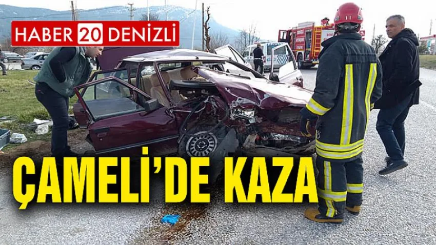 Çameli'de Kaza: 2 Yaralı