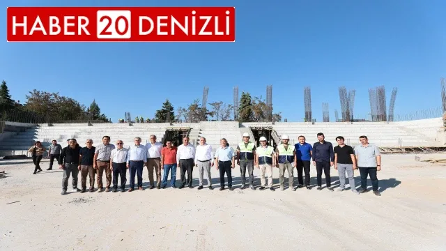 Başkan Zolan, Acıpayam Spor Salonu inşaatını inceledi