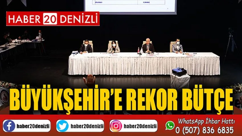 Büyükşehir’e Rekor Bütçe