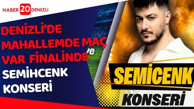 “Mahallemde Maç Var” projesi sezonunun final Semihcenk konseri