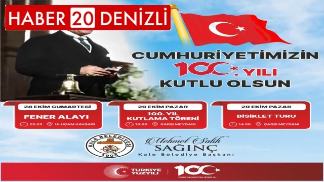 Kale Belediye Başkanı Mehmet Salih Sağınç 29 Ekim Mesajı Yayınladı