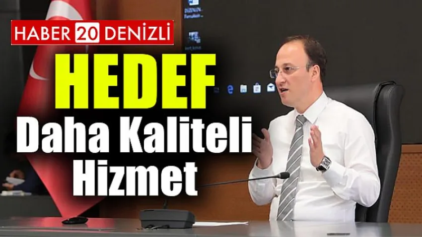 Pamukkale Belediyesi’nde Hedef; Daha Kaliteli Hizmet