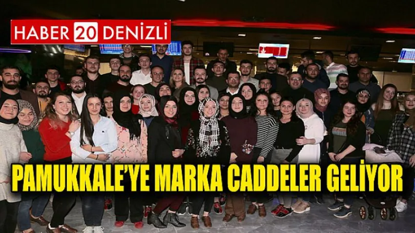 Pamukkale’ye Marka Caddeler Geliyor