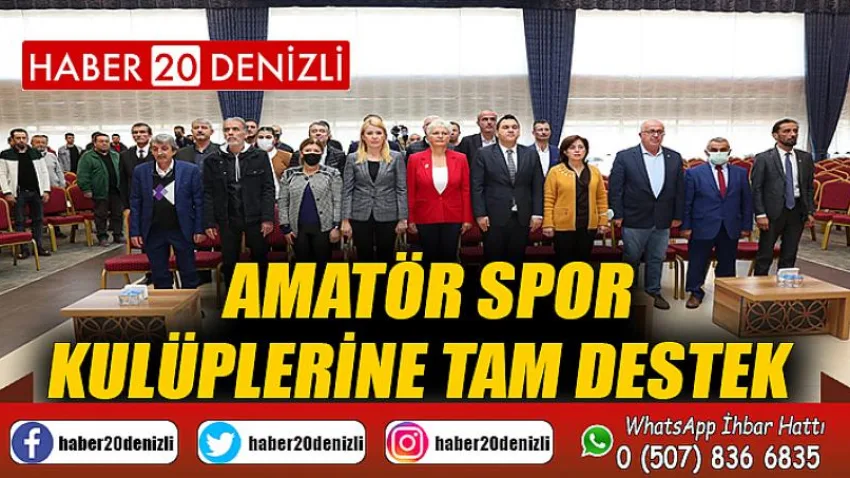 Amatör Spor Kulüplerine Tam Destek