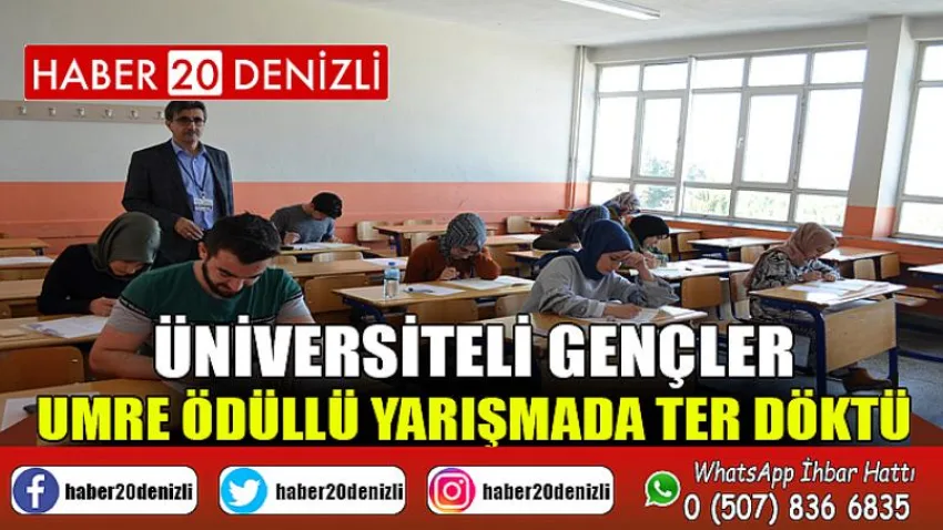 Üniversiteli Gençler Umre Ödüllü Yarışmada Ter Döktü